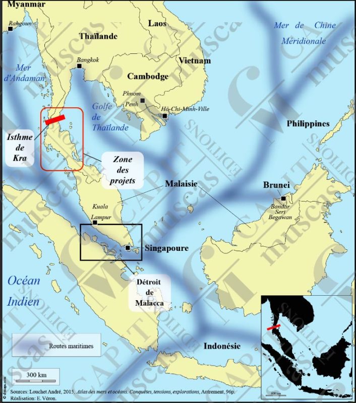 Carte maritimes de l’Isthme de Kra Détroit de Malacca – Capit Muscas ...